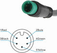 Load image into Gallery viewer, Electric Bike LCD Display Meter, M5 Waterproof LCD E Bike Display
