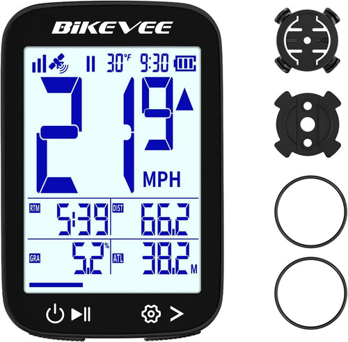 Bike Speedometer GPS Wireless Cycling Computer – Auto Start/Stop