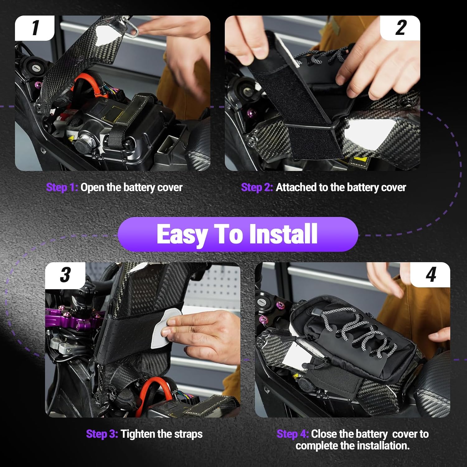 Electric Dirt Bike Frame Bag for Yozma