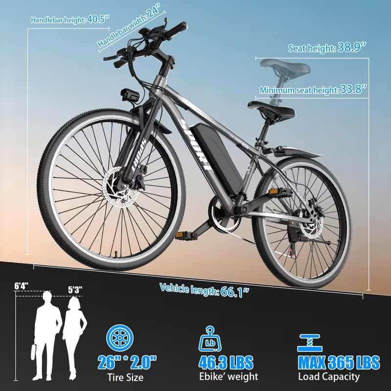 749W Professional Off-Road E B I K E (26")